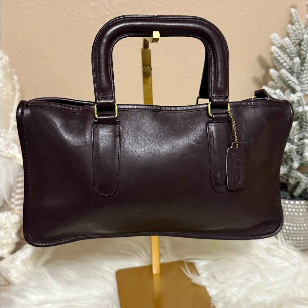Vintage Coach Slim Satchel leather bag - Picture 1 of 12